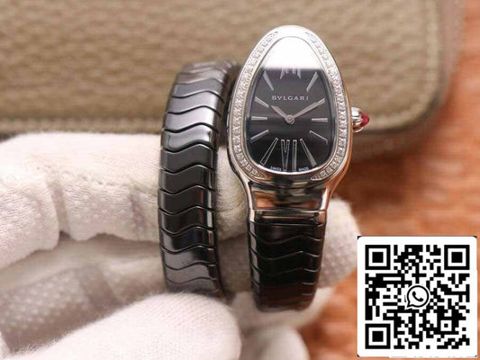 Bvlgari Serpenti 1:1 edizione migliore BV Fabbrica ceramica quadrante nero