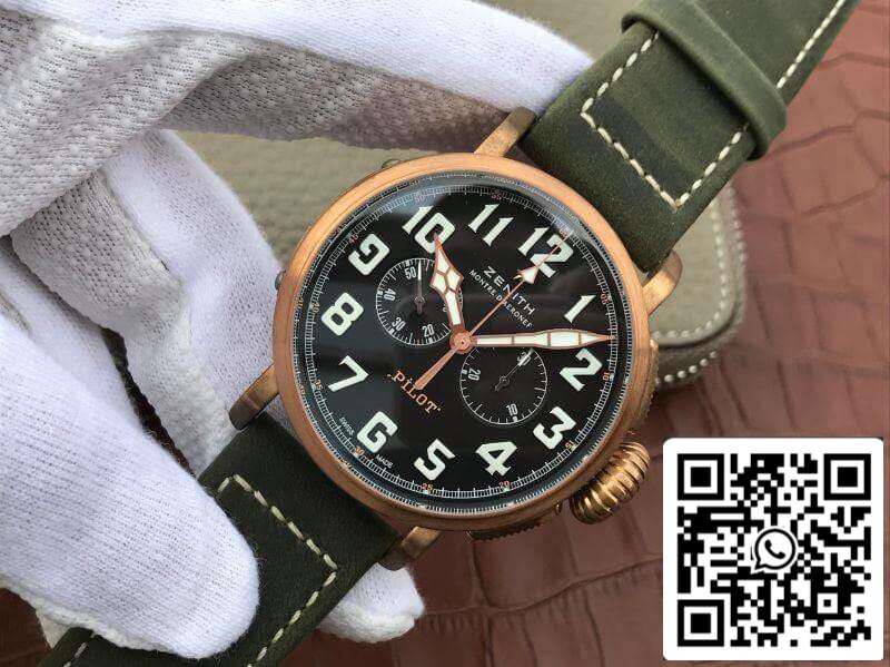 Zenith Pilot 29.2430.4069/21.C800 XF Fabbrica 1:1 Best Edition Swiss ETA7750