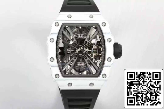 Richard Mille RM12-01 Tourbillon 1:1 Best Edition RM Fabbrica Black Rubber cinturino