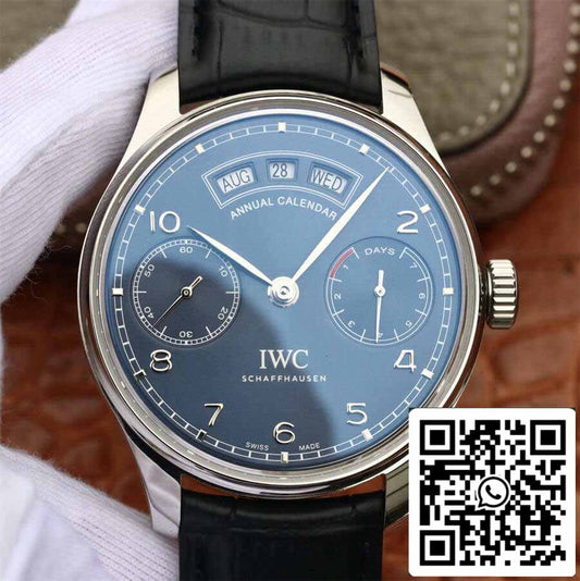 IWC Portugieser IW503502 1:1 Best Edition ZF Fabbrica Blue Dial