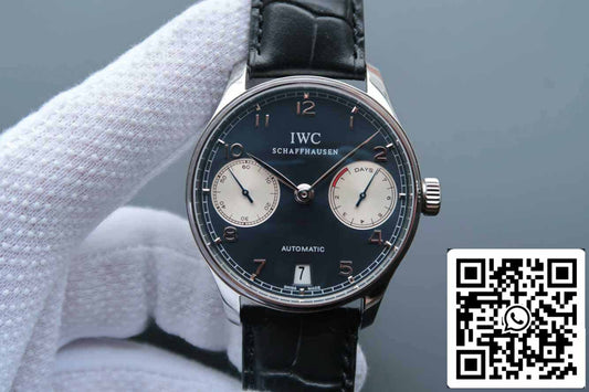 IWC Portugieser IW500112 1:1 Best Edition ZF Fabbrica V5 Dark Blue Dial
