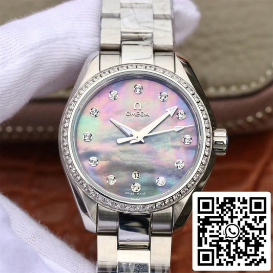 Omega Seamaster 231.15.34.20.57.001 Aqua Terra 150M 1:1 edizione migliore 3S Fabbrica Mother-Of-Pearl quadrante