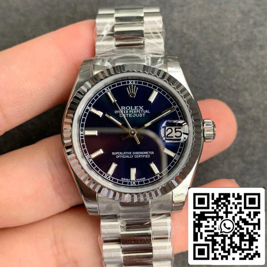 Rolex Datejust M178274-0038 1:1 edizione migliore GS Fabbrica quadrante blu