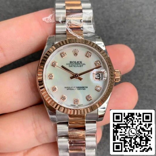 Rolex Datejust M278271-0025 1:1 edizione migliore GS Fabbrica Diamond-set quadrante