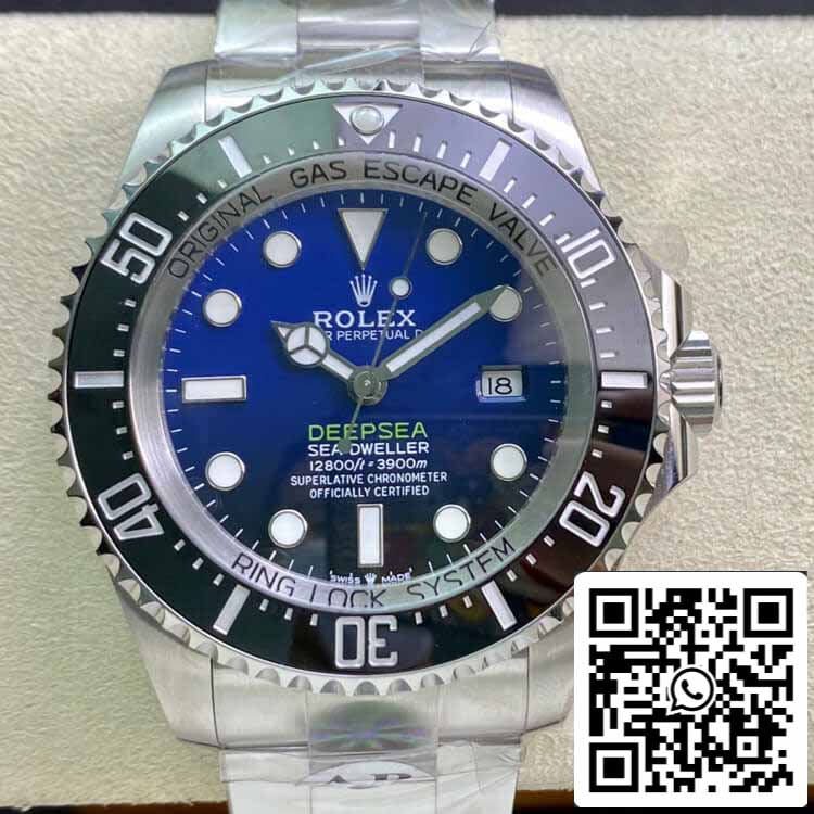 Rolex Deepsea Sea-Dweller 116660 “D-Blu” AR Fabbrica 1:1 edición migliore Swiss ETA3135 Blu/quadrante nero