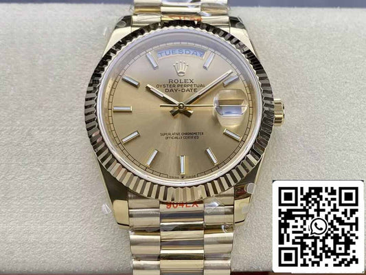 Rolex Day Date M228238-0003 1:1 edição melhor GM Fabbrica V2 versão de contrapeso