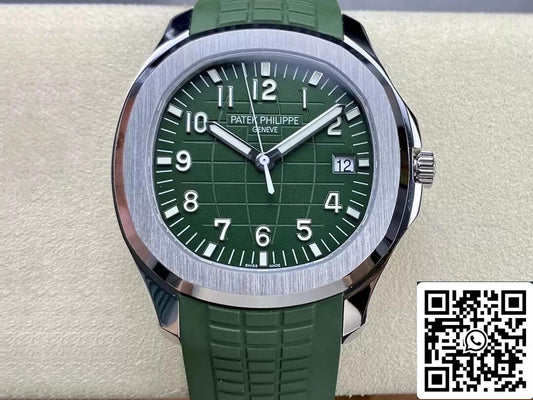 Patek Philippe Aquanaut 5168G-010 1:1 edizione migliore 3K Fabbrica V2 Versione quadrante verde