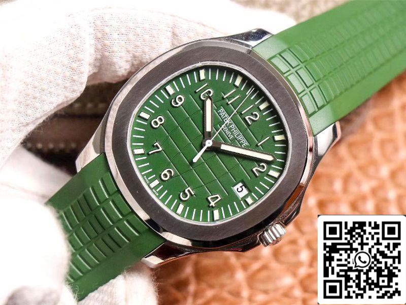Patek Philippe Aquanaut 5168G 1:1 Best Edition ZF Fabbrica green dial Swiss Cal.324 SC