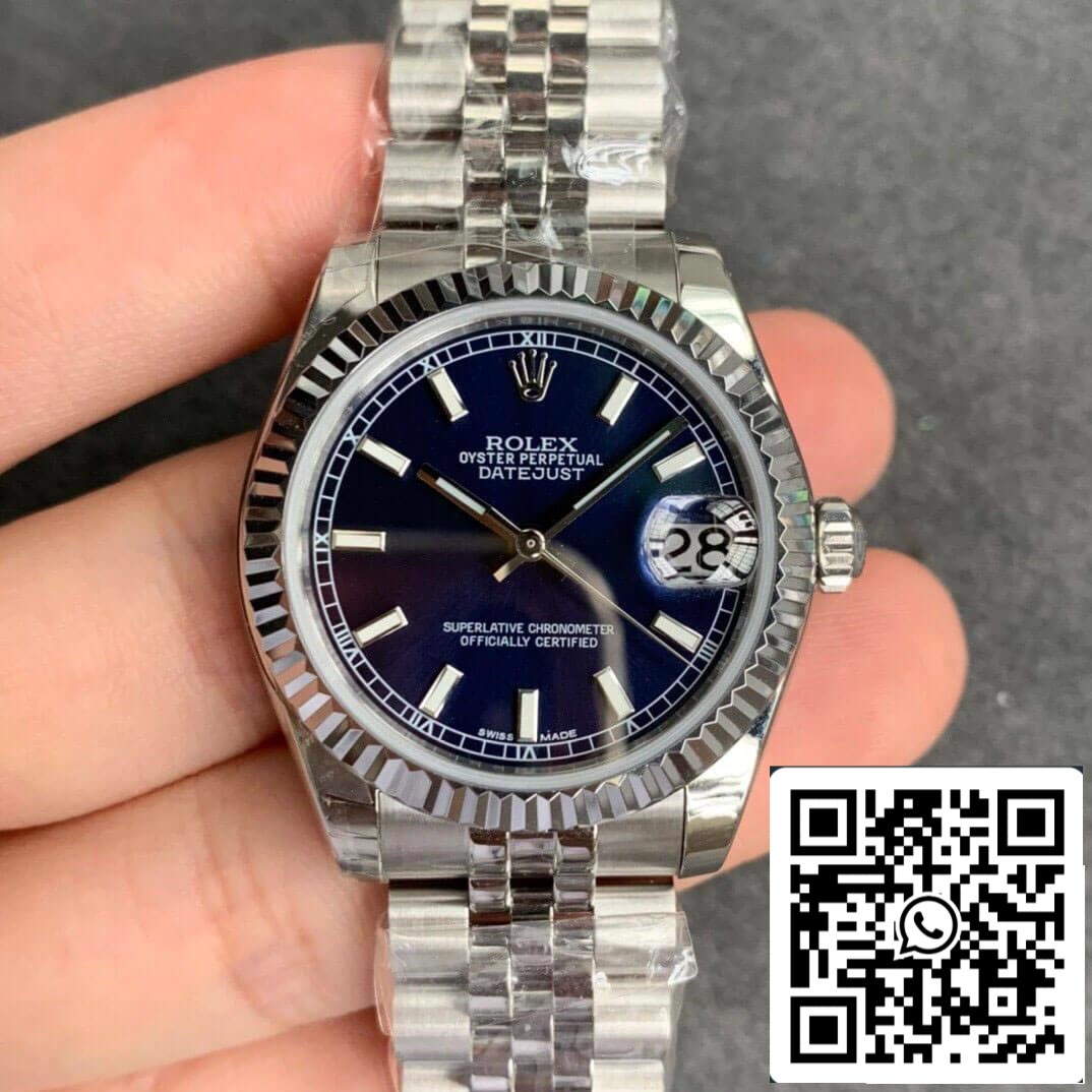 Rolex Datejust M178274-0037 1:1 edição melhor GS Fabbrica quadrante azul