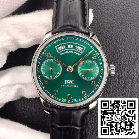 IWC Portugieser IW503510 1:1 Best Edition ZF Fabbrica Green Dial
