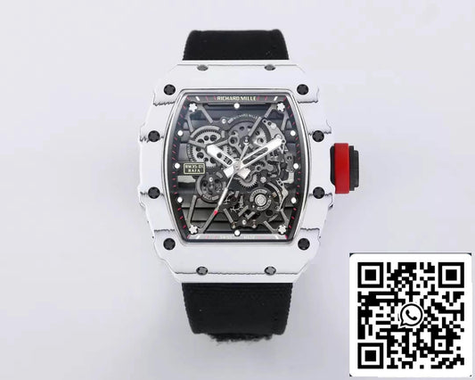 Richard Mille RM35-01 1:1 edizione migliore BBR Fabbrica Nero cinturino