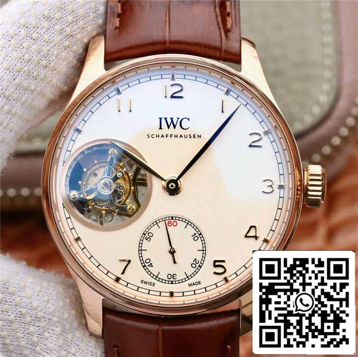 IWC Portuguese Tourbillon IW546302 1:1 Best Edition ZF Fabbrica Silver Dial