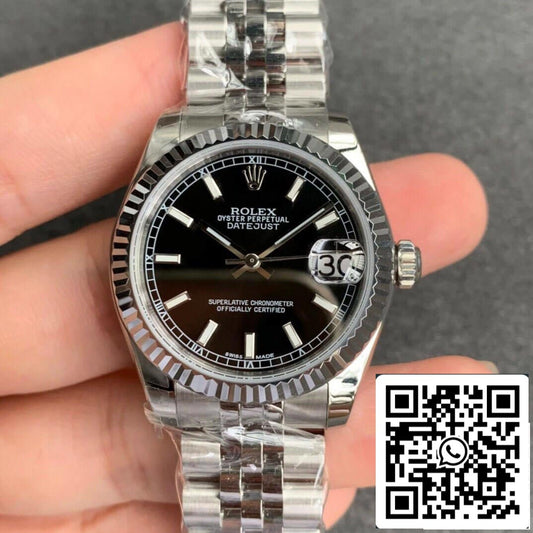 Rolex Datejust M178274-0004 1:1 edizione migliore GS Fabbrica quadrante nero
