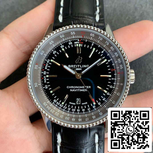 Breitling Navitimer 1 1:1 Best Edition V7 Fabbrica Black Dial