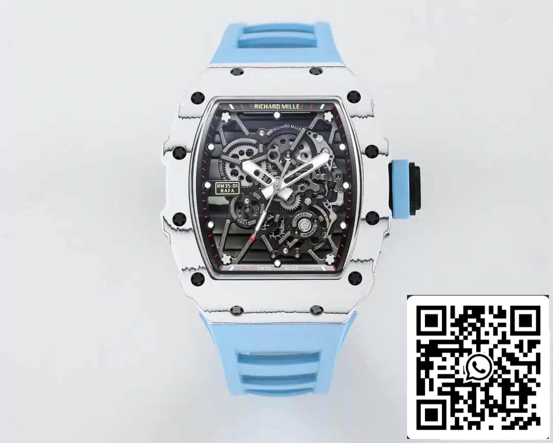 Richard Mille RM35-01 1:1 edizione migliore BBR Fabbrica Blu cinturino
