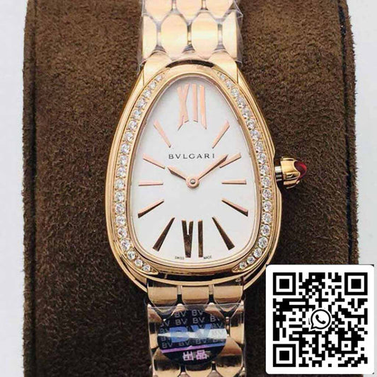 Bvlgari Serpenti 103146 ​​1:1 edición mayor BV Fabbrica Argento quadrante bianco