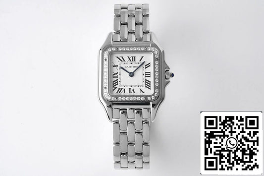 Panthere De Cartier W4PN0008 27MM 1:1 edizione migliore BV Fabbrica quadrante bianco