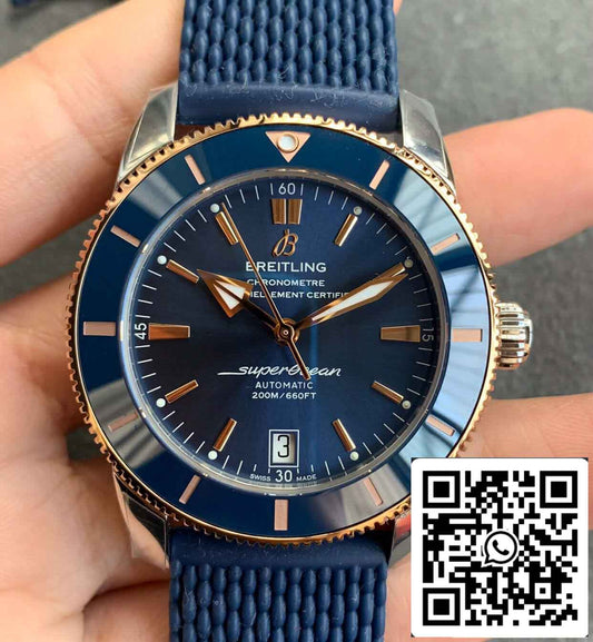 Breitling Superocean Heritage UB2010161C1S1 1:1 edizione migliore GF Fabbrica quadrante blu