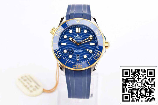 Omega Seamaster Diver 300M 210.22.42.20.03.001 1:1 edizione migliore VS Fabbrica Gomma cinturino