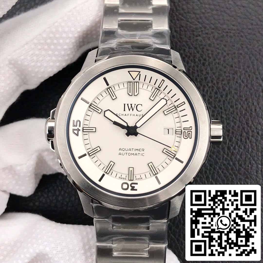 IWC Aquatimer IW329004 1:1 Best Edition V6 Fabbrica Silver White Dial