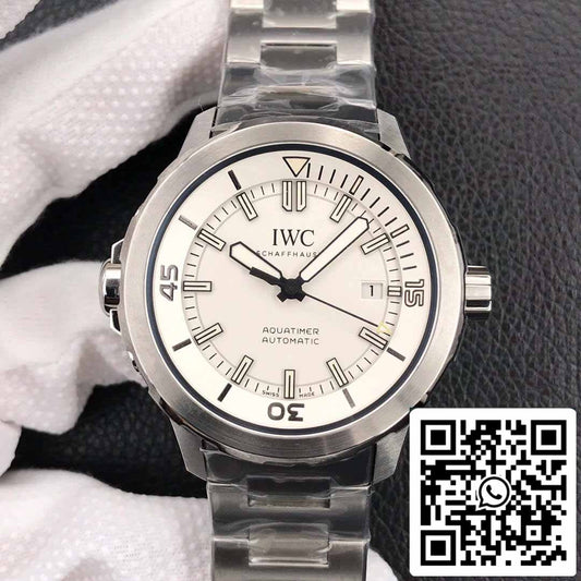 IWC Aquatimer IW329004 1:1 Best Edition V6 Fabbrica Silver White Dial