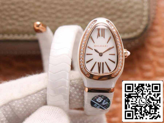 Bvlgari Serpenti 102613 1:1 edición mejor BV Fabbrica quadrante bianco