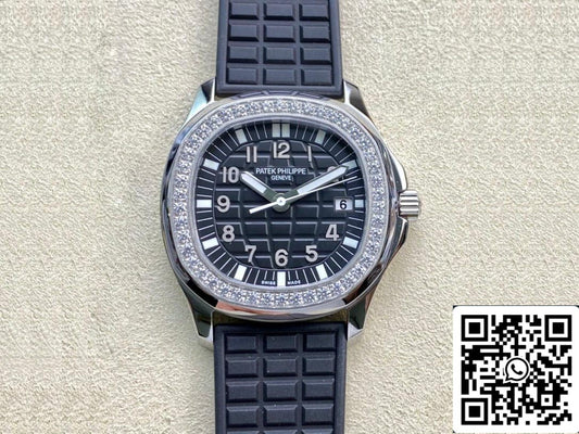 Patek Philippe Aquanaut 5067A-001 Quartz movimento 1:1 Best Edition PPF Fabbrica Black Dial