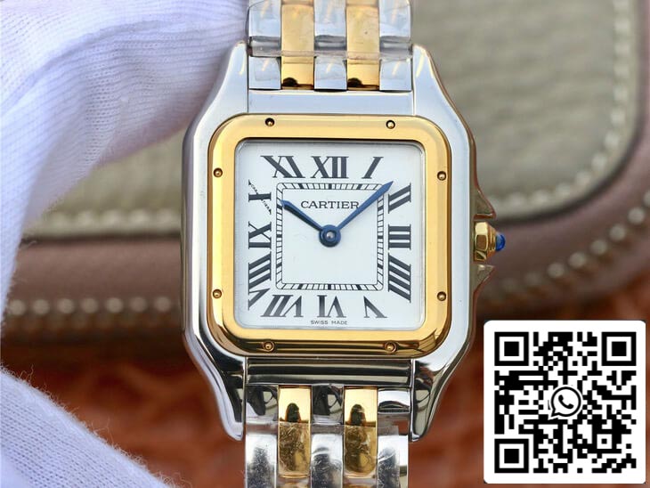 Panthere De Cartier W2PN0007 27MM 1:1 edizione migliore 8848 Fabbrica quadrante bianco