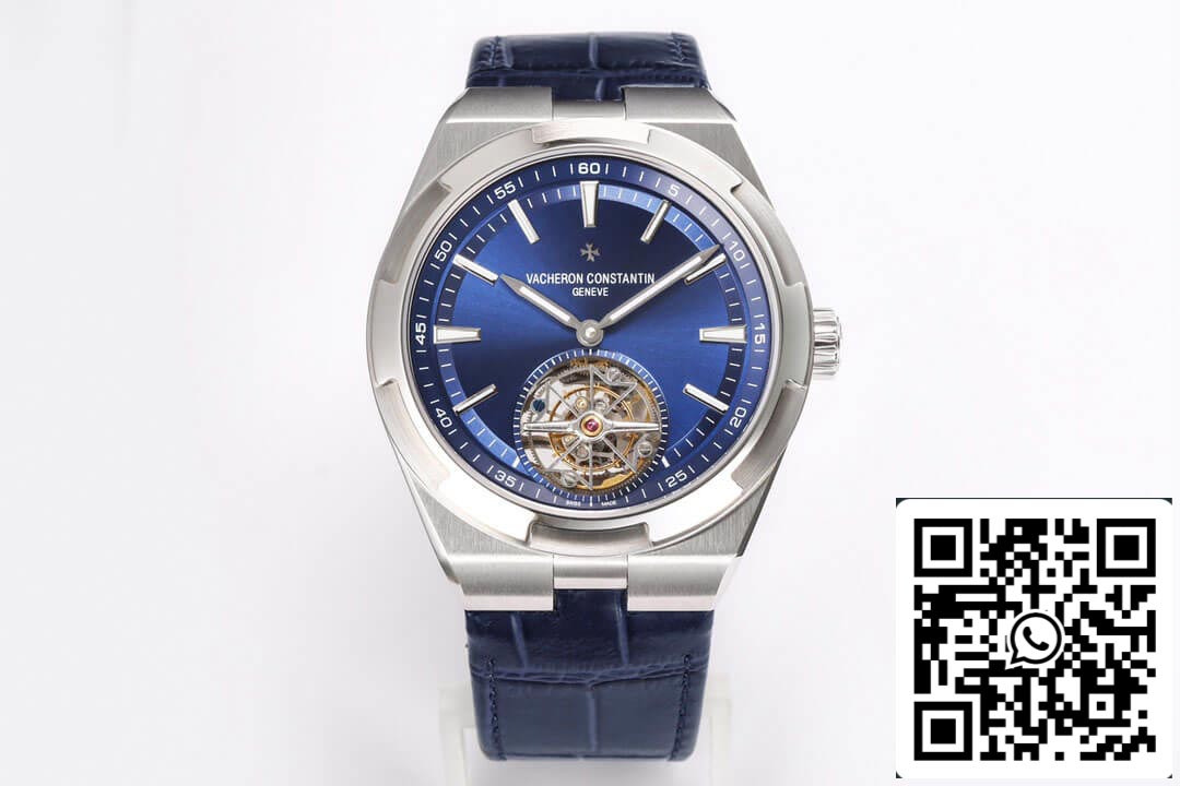 Vacheron Constantin Overseas Tourbillon 6000V/110A-B544 1:1 edizione migliore BBR Fabbrica Pelle cinturino