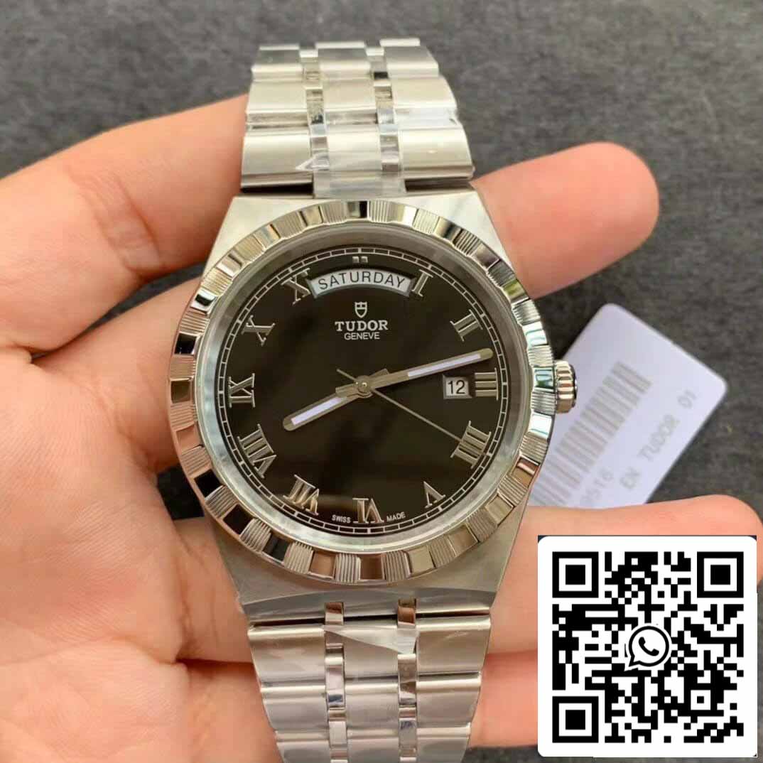 replica Tudor Royal M28600-0003 Day Date V7 Fabbrica Black Dial