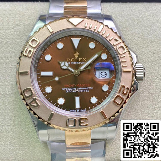 Rolex Yacht-Master 40mm 116621 AR Fabbrica 1:1 edizione migliore Swiss ETA2824 Brown quadrante