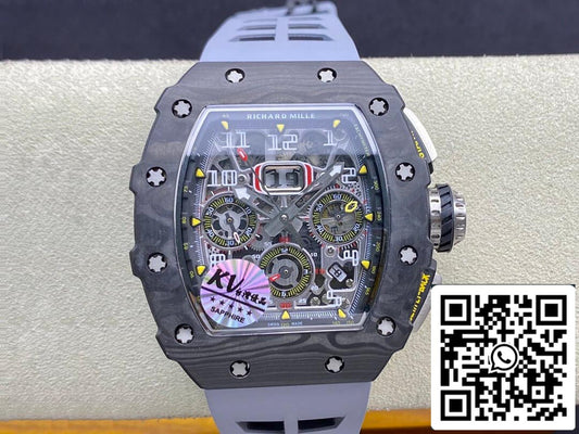 Richard Mille RM-011 1:1 Best Edition KV Fabbrica Forged Carbon Case