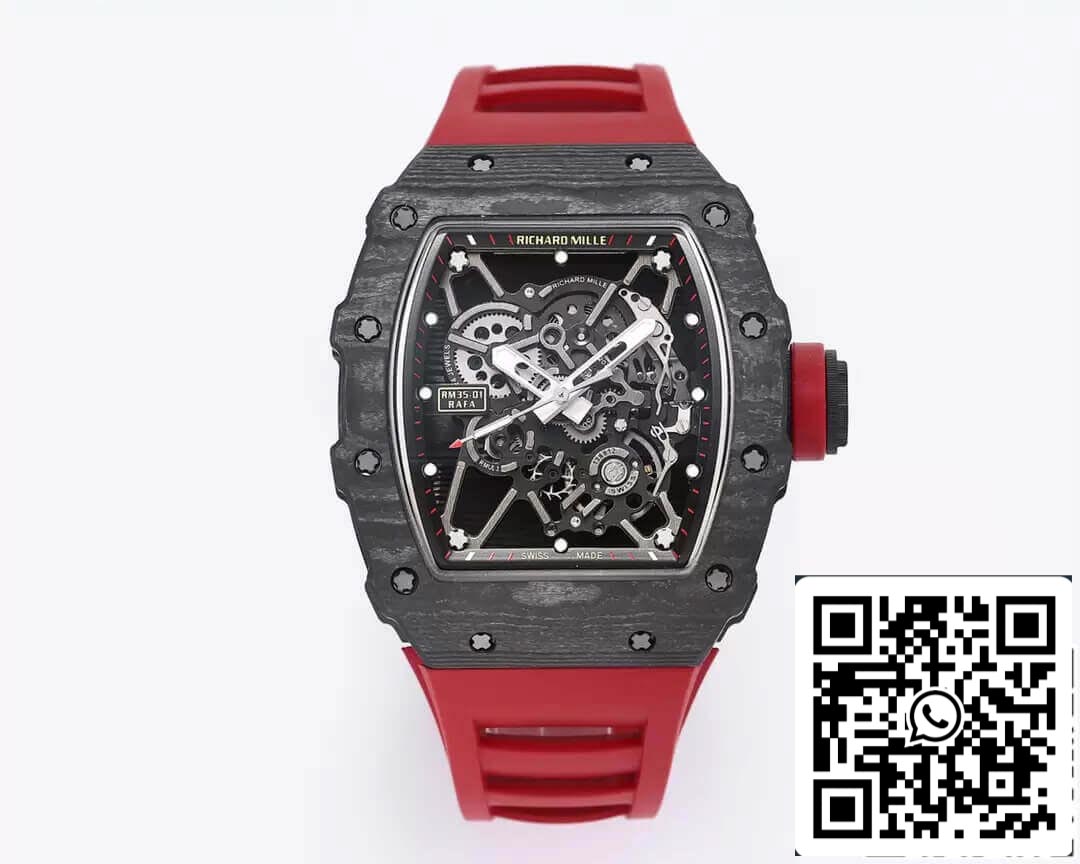 Richard Mille RM35-01 1:1 edizione migliore BBR Fabbrica Gomma cinturino