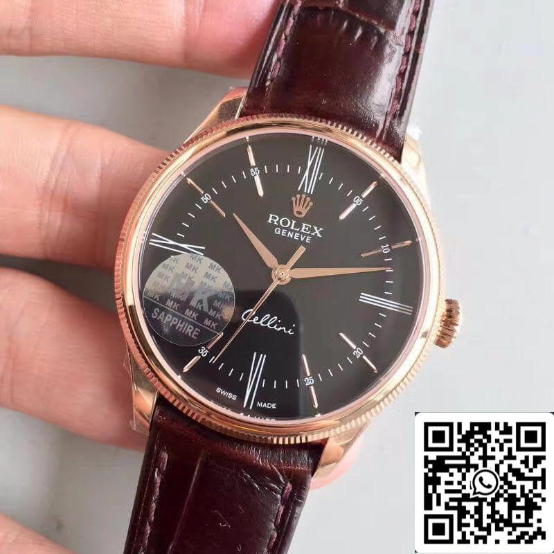 Rolex Cellini 50505 MKS Fabbrica 1:1 Best Edition Swiss ETA3132 Black Dial