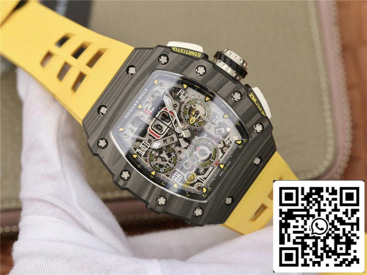 Richard Mille RM11-03 1:1 Best Edition KV Fabbrica Carbon Fiber