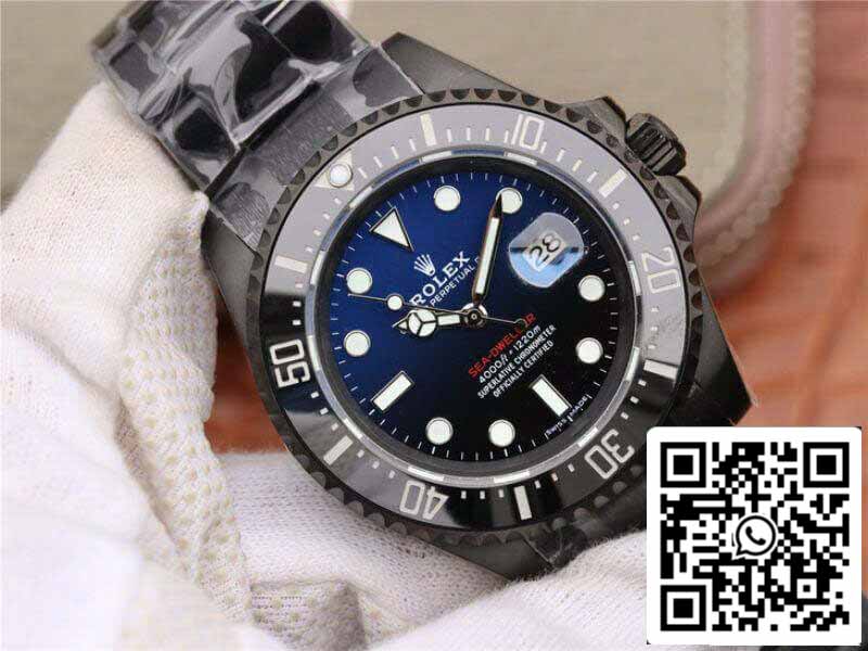 Rolex Deepsea Sea-Dweller 116660 1:1 Melhor Edição Suíça ETA2836 Gradiente Dial
