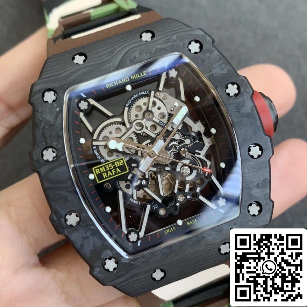 Richard Mille RM35-02 1:1 Best Edition KV Fabbrica V3 Camouflage cinturino