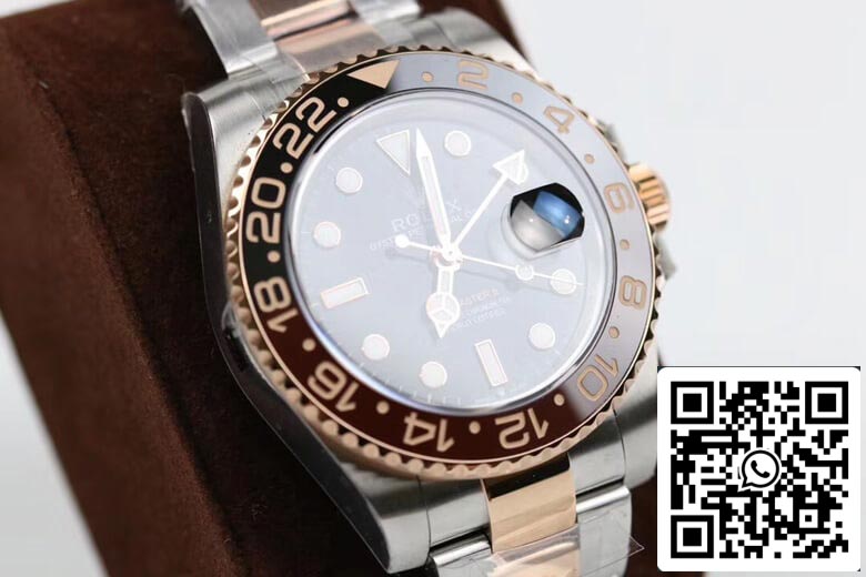 Rolex GMT Master II M126711CHNR-0002 1:1 edizione migliore GM Fabbrica Rosa Oro
