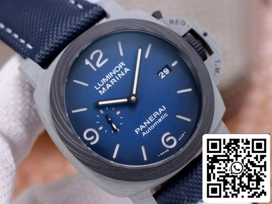 Panerai Luminor PAM1663 1:1 edizione migliore VS Fabbrica Smoked quadrante blu