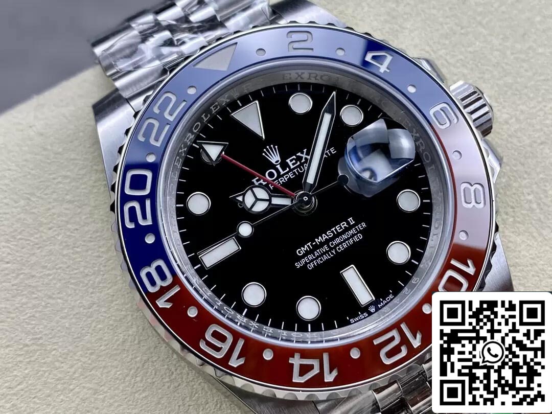 Rolex GMT Master II M126710BLRO-0001 1:1 edizione migliore C+ Fabbrica Acciaio cinturino
