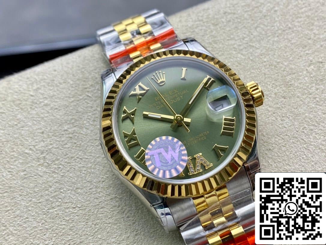 Rolex Datejust 178273 31MM 1:1 Best Edition TW Fabbrica Green Dial