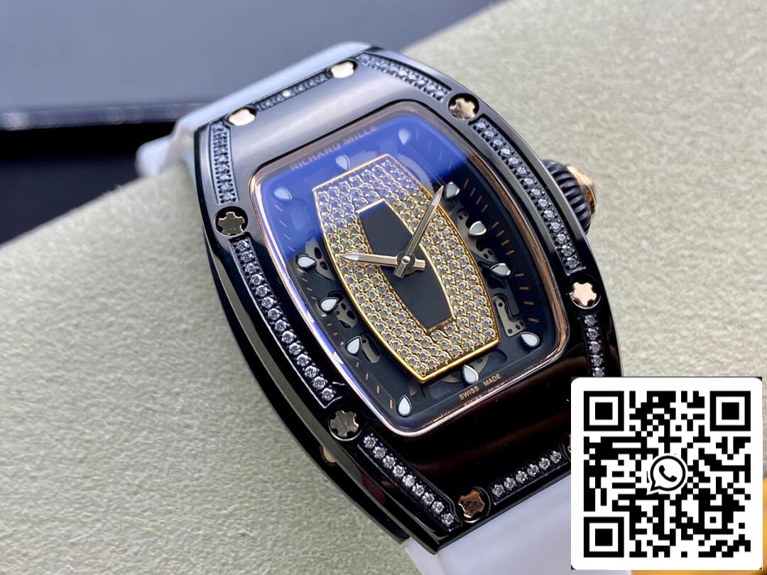Richard Mille RM 07-01 1:1 Best Edition RM Fabbrica Black Ceramic Case
