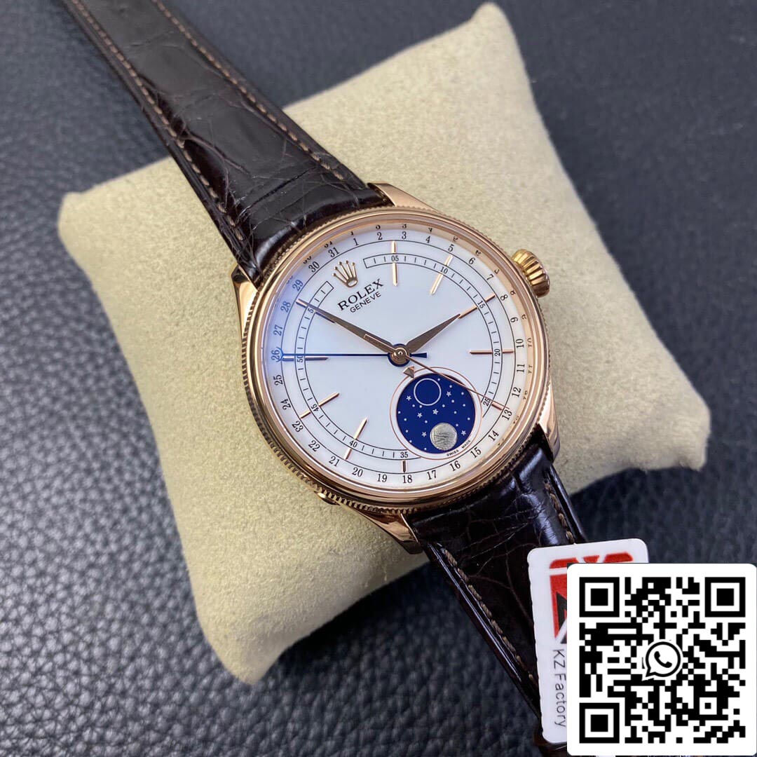 Rolex Cellini M50535-0002 1:1 Best Edition KZ Fabbrica White Dial