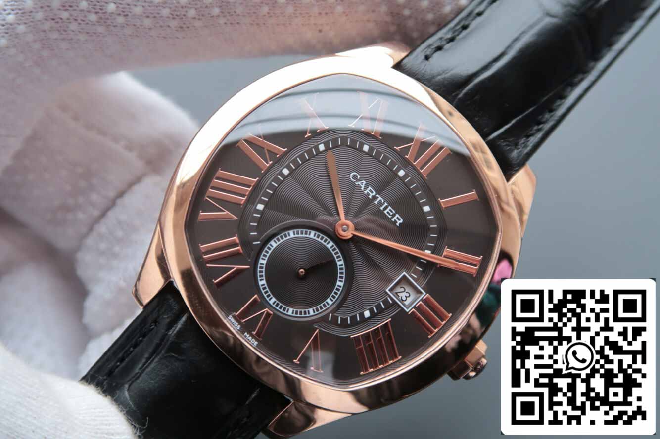 Drive De Cartier WGNM0004 1:1 Best Edition V6 Fabbrica Rose Gold