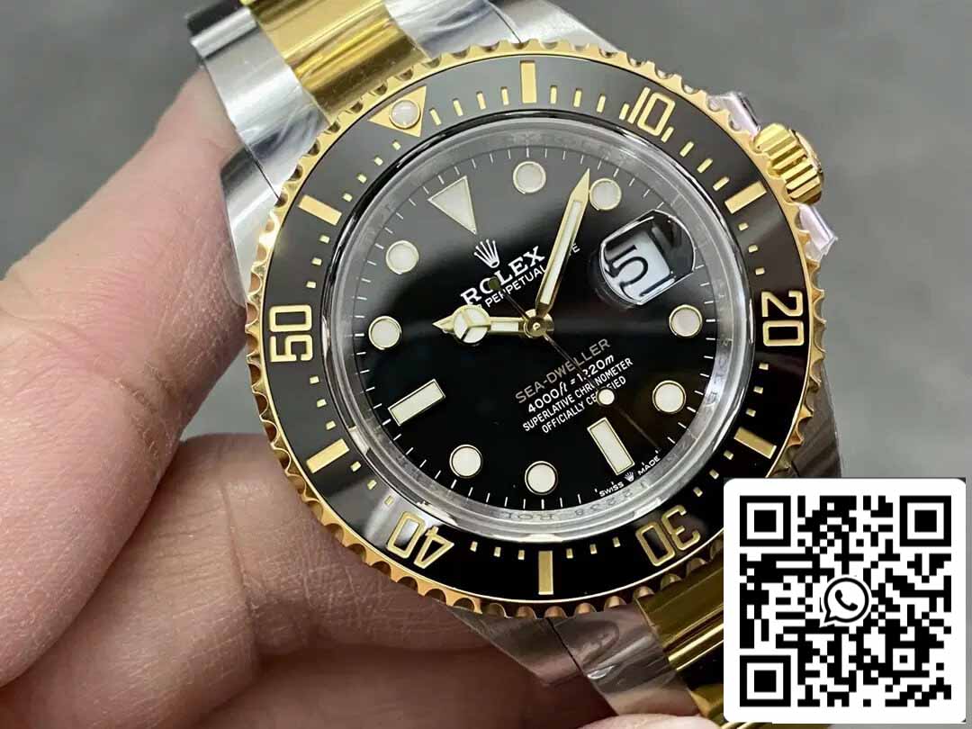 Rolex Sea Dweller M126603-0001 1:1 edizione migliore VS Fabbrica Yellow Oro