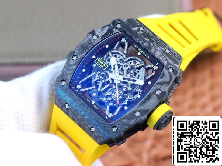 Richard Mille RM35-02 1:1 Best Edition ZF Fabbrica Yellow Rubber cinturino