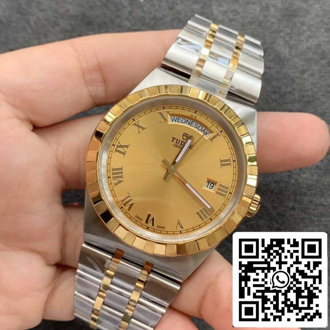 replica Tudor Royal M28603-0004 Day Date V7 Fabbrica Yellow Gold