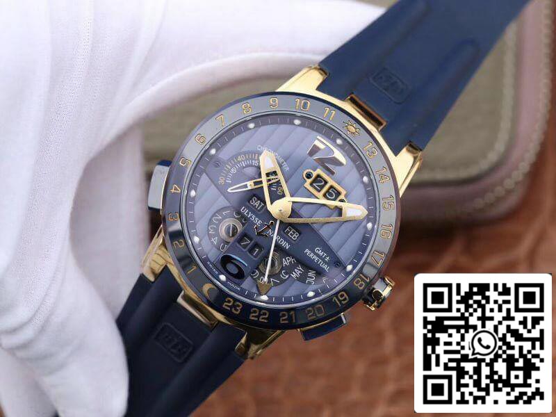 Ulysse Nardin El Toro 322-00-3/BQ All Working GMT Calendar Mechanical Watches 1:1 Best Edition Swiss UN-32