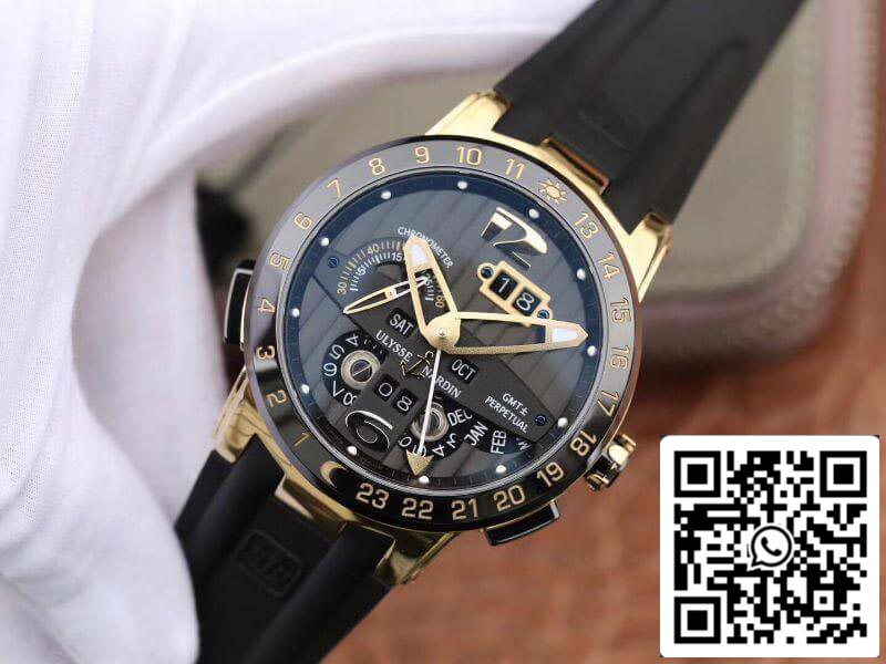 Ulysse Nardin El Toro 322-00-3 18K Rosegold Case All Working GMT Calendar 1:1 Best Edition Swiss UN-32