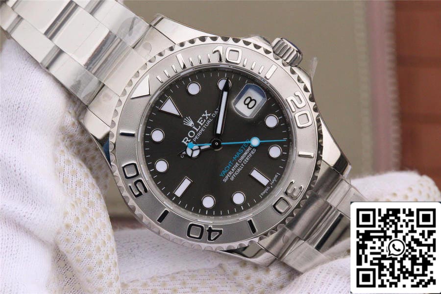 Rolex Yacht Master 268622-0002 1:1 edizione migliore AR Fabbrica Grigio quadrante 904L